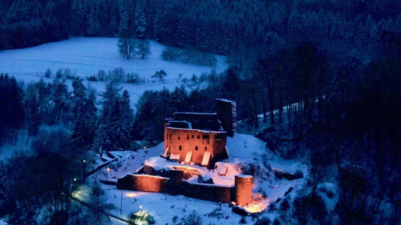 Burg Freienstein Blick 4 Sterne Mit Sauna Gammelsbach Eksteriør billede